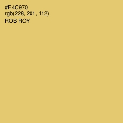 #E4C970 - Rob Roy Color Image